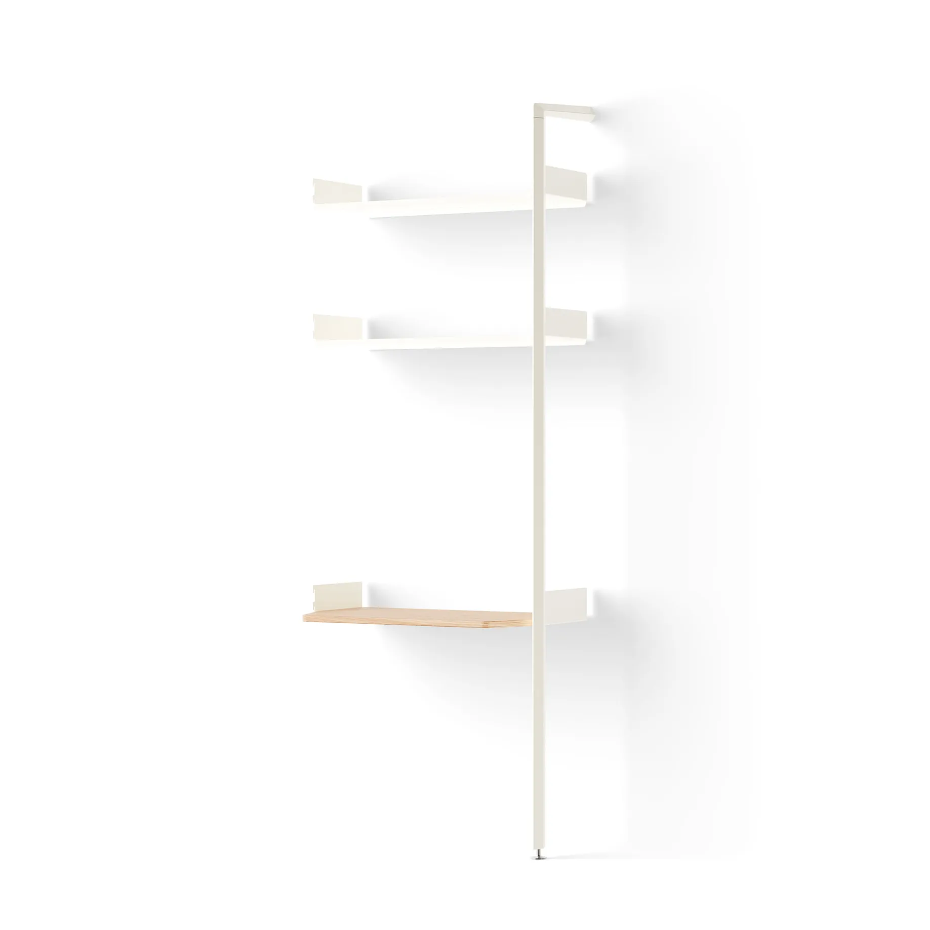 Rombe IF5 add-on hylla med skrivbord alabaster &Tradition