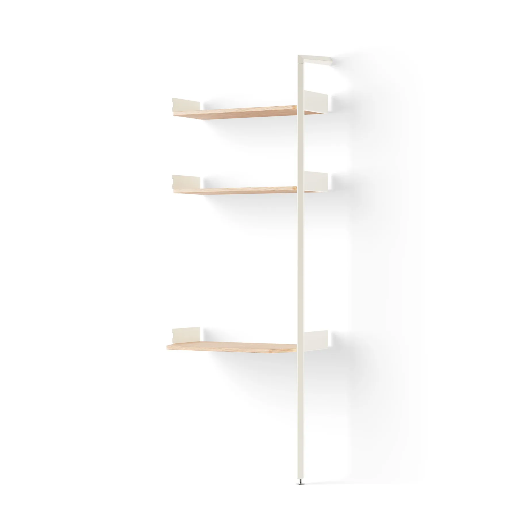 Rombe IF5 add-on hylla+skrivbord alabaster-ek lack &Tradition