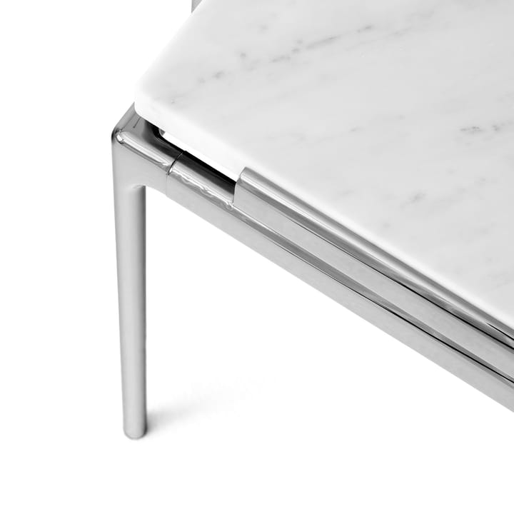 Sett LN11 sidobord - Bianco carrara-dark chrome - &Tradition