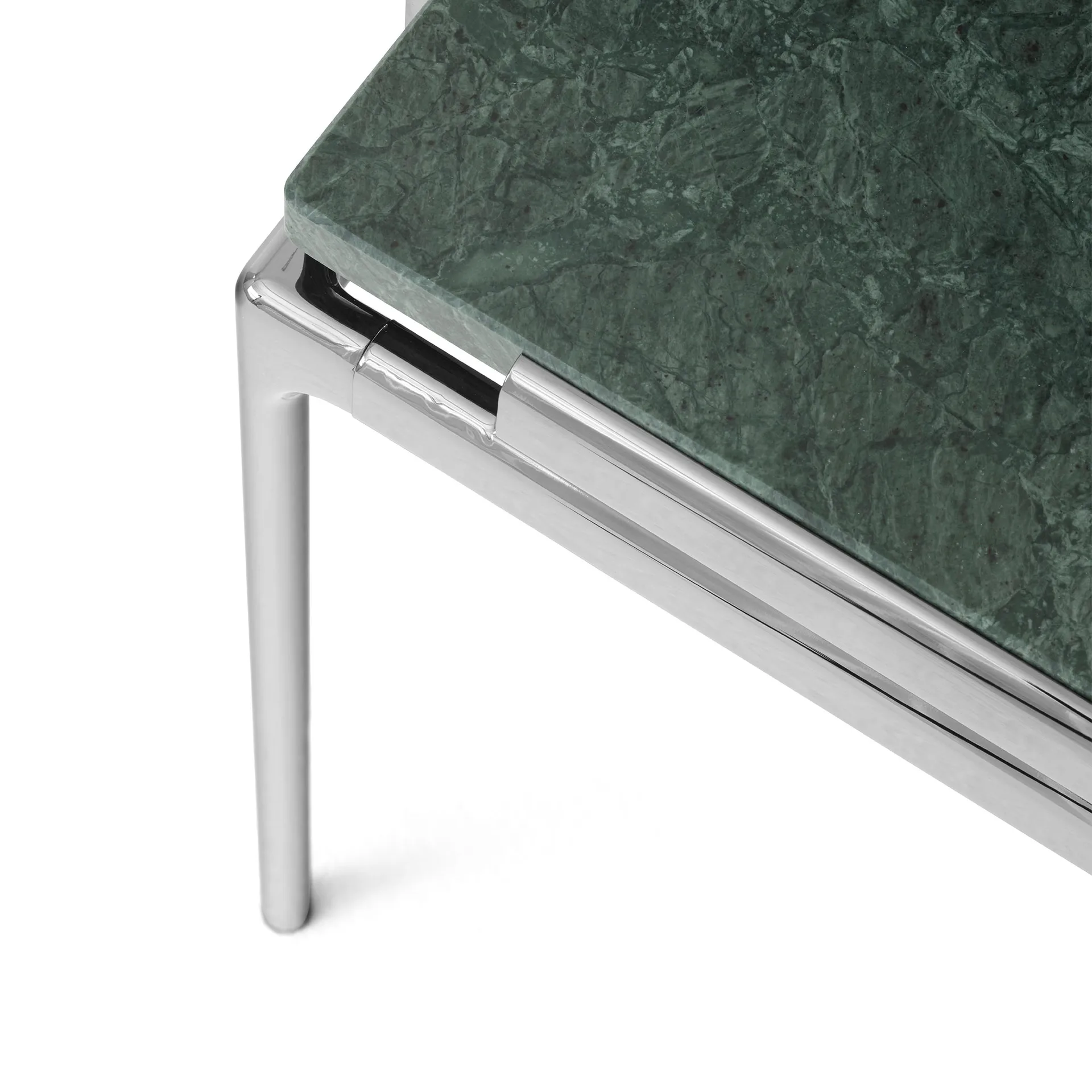 Sett LN11 sidobord, Verde guatemala-dark chrome &Tradition