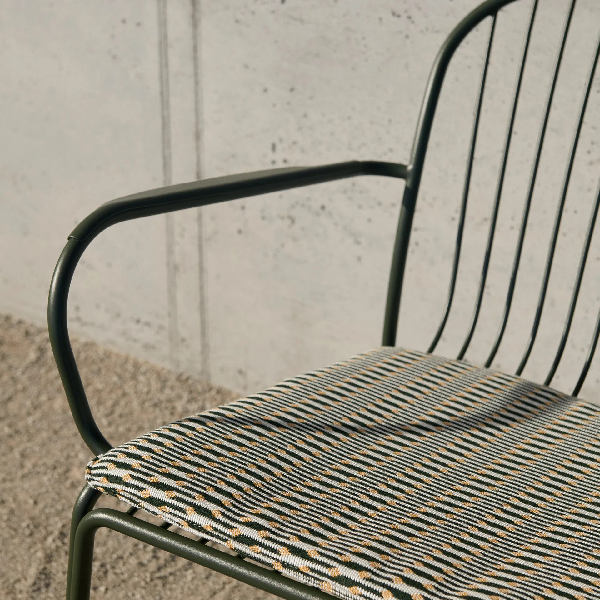 Thorvald Chair SC94/SC95 sittdyna, Sunbrella Marquetry Bora &Tradition