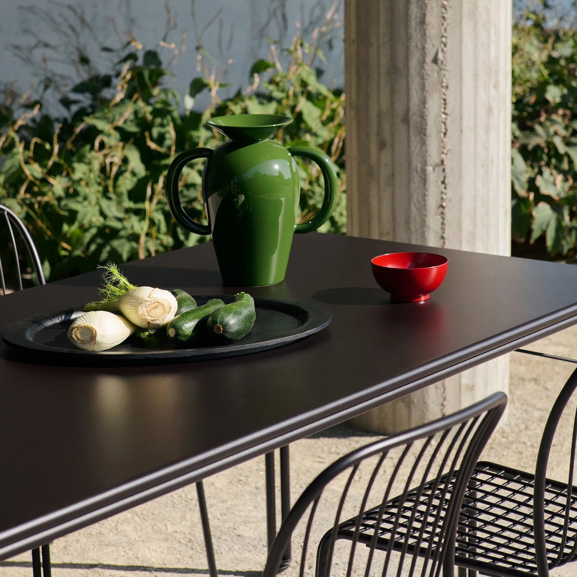 Thorvald Outdoor SC99 matbord 220 cm, Warm black &Tradition