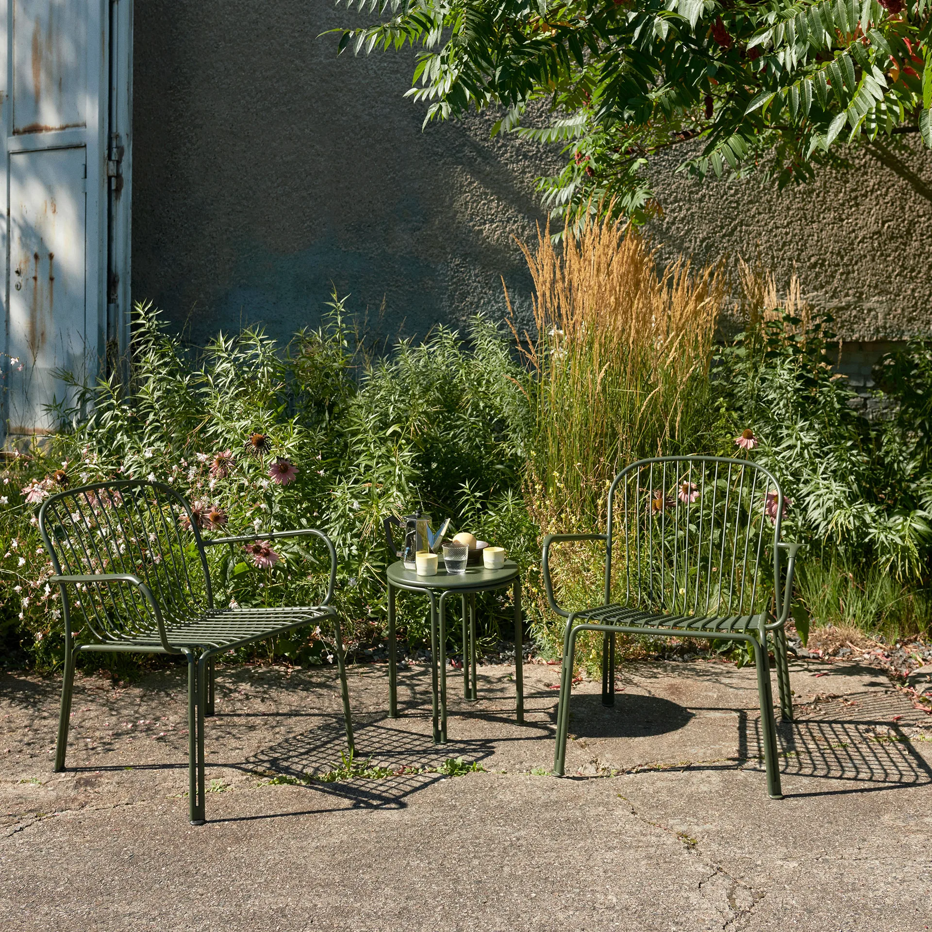 Thorvald SC101 loungestol, Bronze green &Tradition