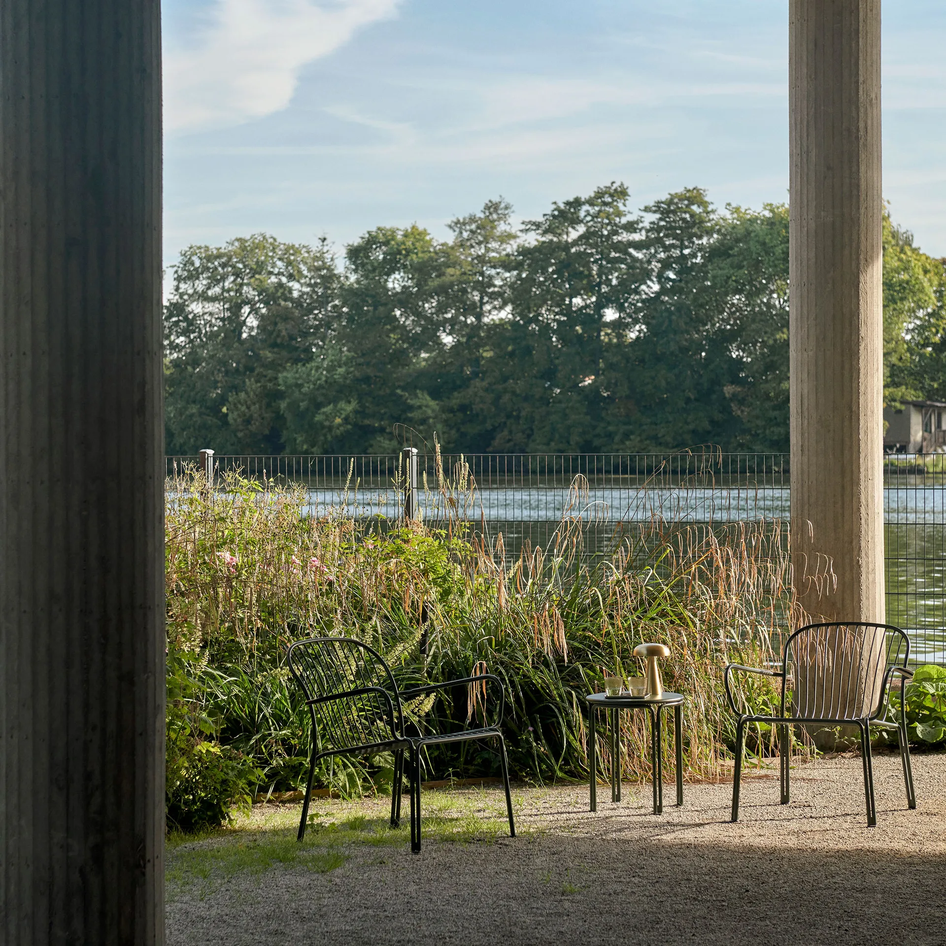 Thorvald SC101 loungestol, Bronze green &Tradition