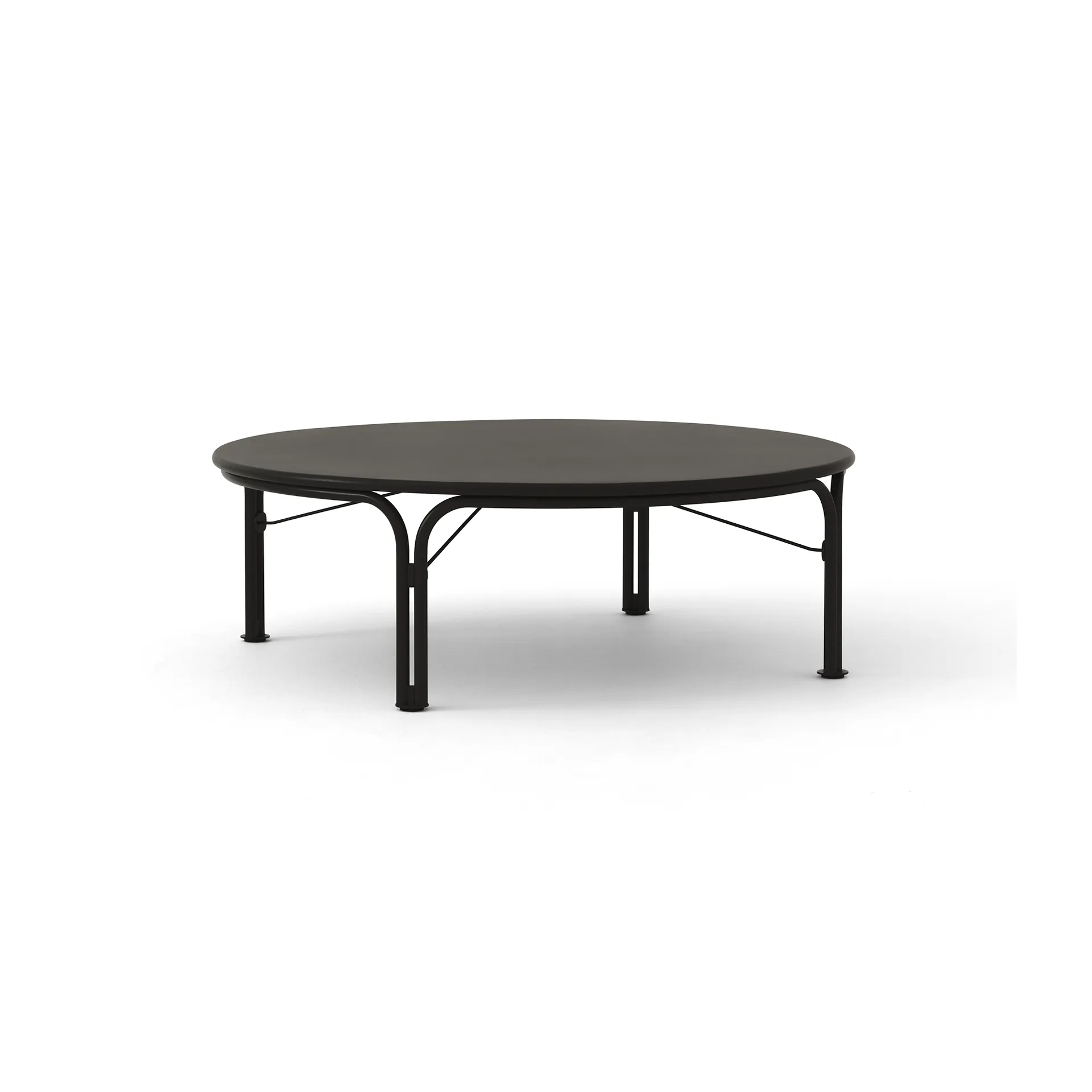 Thorvald SC109 soffbord, Warm black, Ø115 cm &Tradition