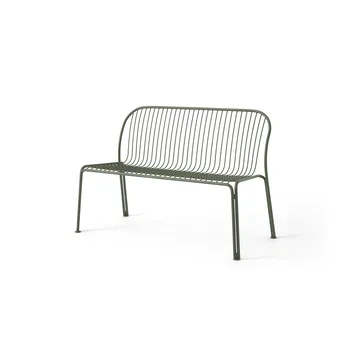 Thorvald SC111 bänk - Bronze green, 129 cm - &Tradition