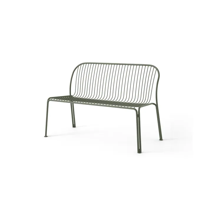 Thorvald SC111 bänk - Bronze green, 129 cm - &Tradition