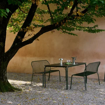 Thorvald SC111 bänk - Bronze green, 129 cm - &Tradition