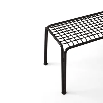Thorvald SC112 bänk - Warm black, 125 cm - &Tradition