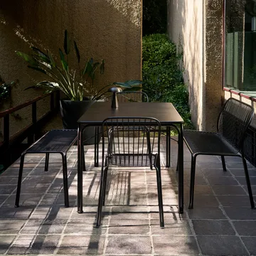 Thorvald SC113 matbord - Warm black, 160 cm - &Tradition