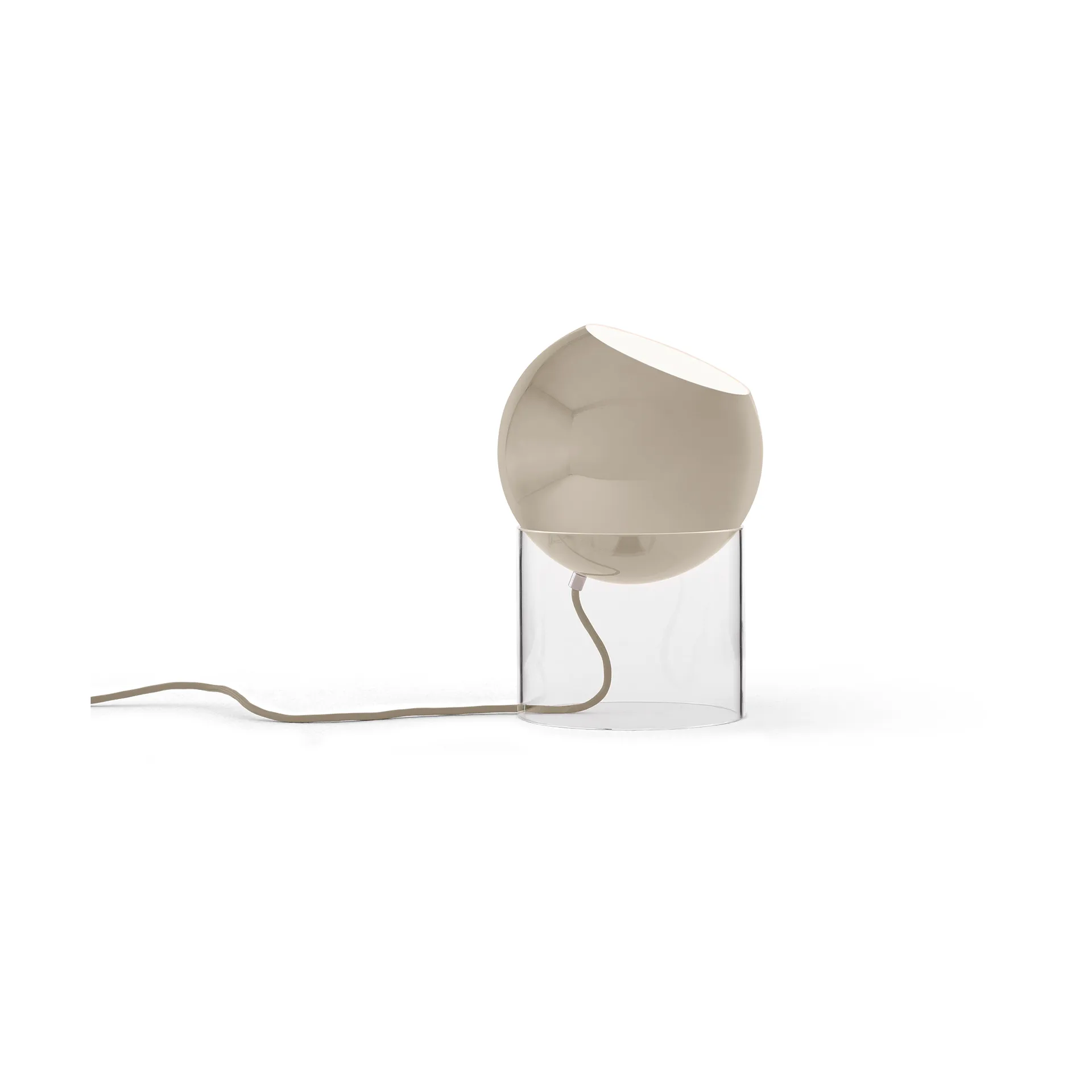 Topan VP13 bordslampa 31,5 cm, Clear-grey beige &Tradition