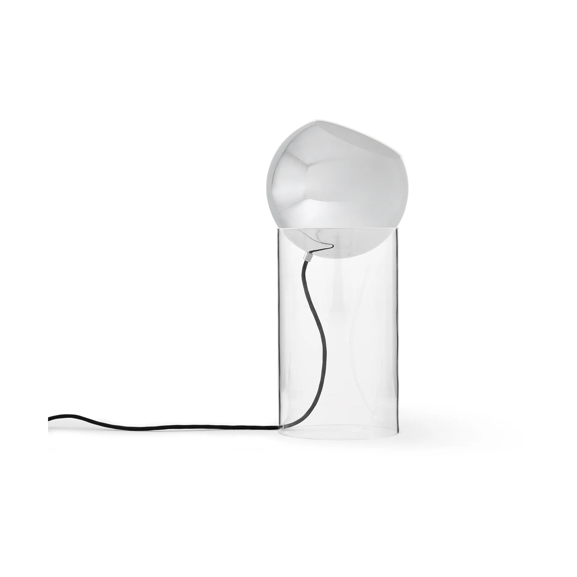 Topan VP14 golvlampa 46,5 cm, Clear-chrome plated &Tradition