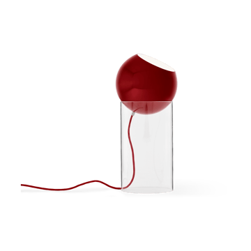 Topan VP14 golvlampa 46,5 cm - Clear-vermilion red - &Tradition