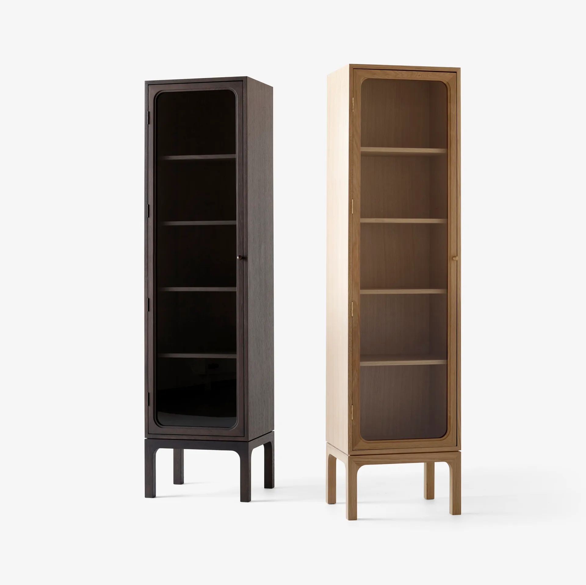 Trace SC87 vitrinskåp 50x192x40 cm, Natural natural oak &Tradition