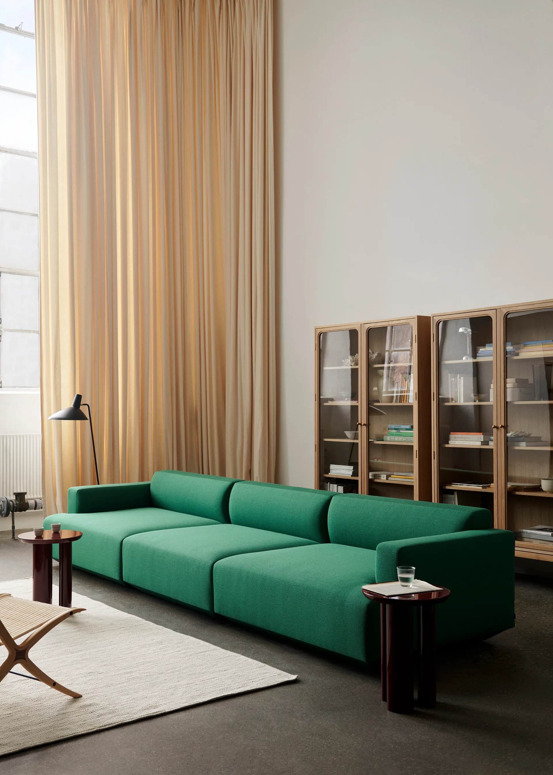 Trace SC88 vitrinskåp 120x192x40 cm, Natural natural oak &Tradition