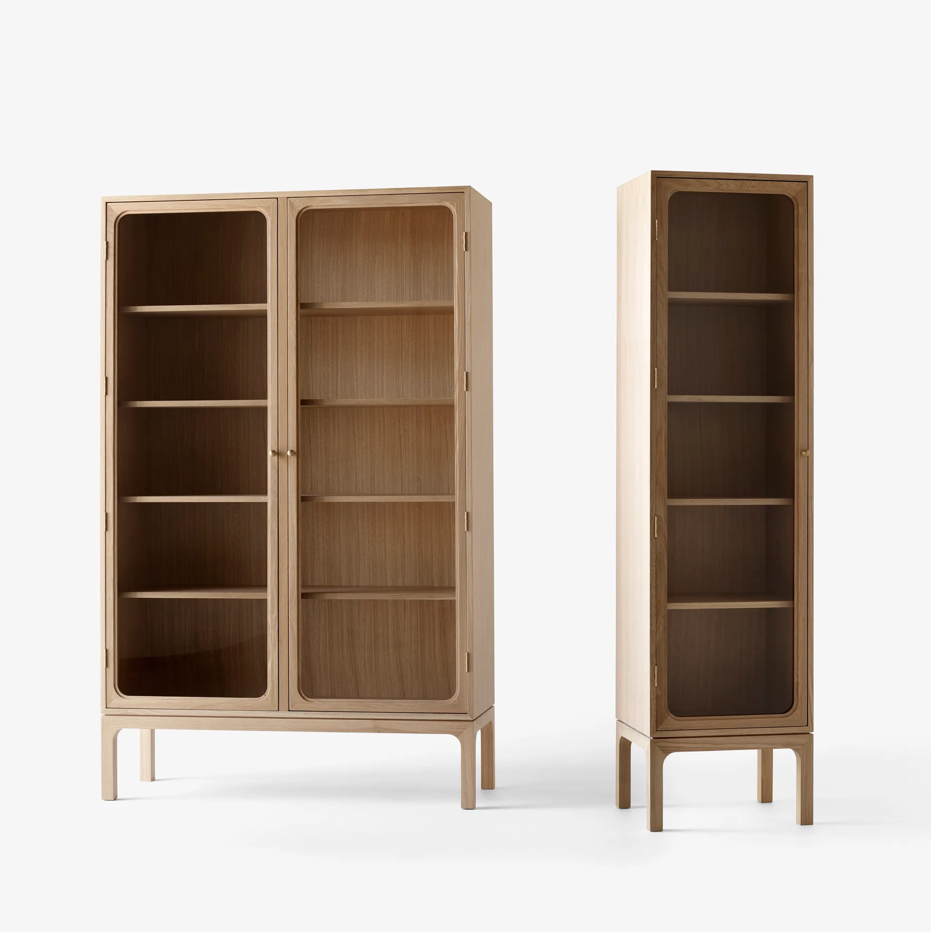 Trace SC88 vitrinskåp 120x192x40 cm, Natural natural oak &Tradition