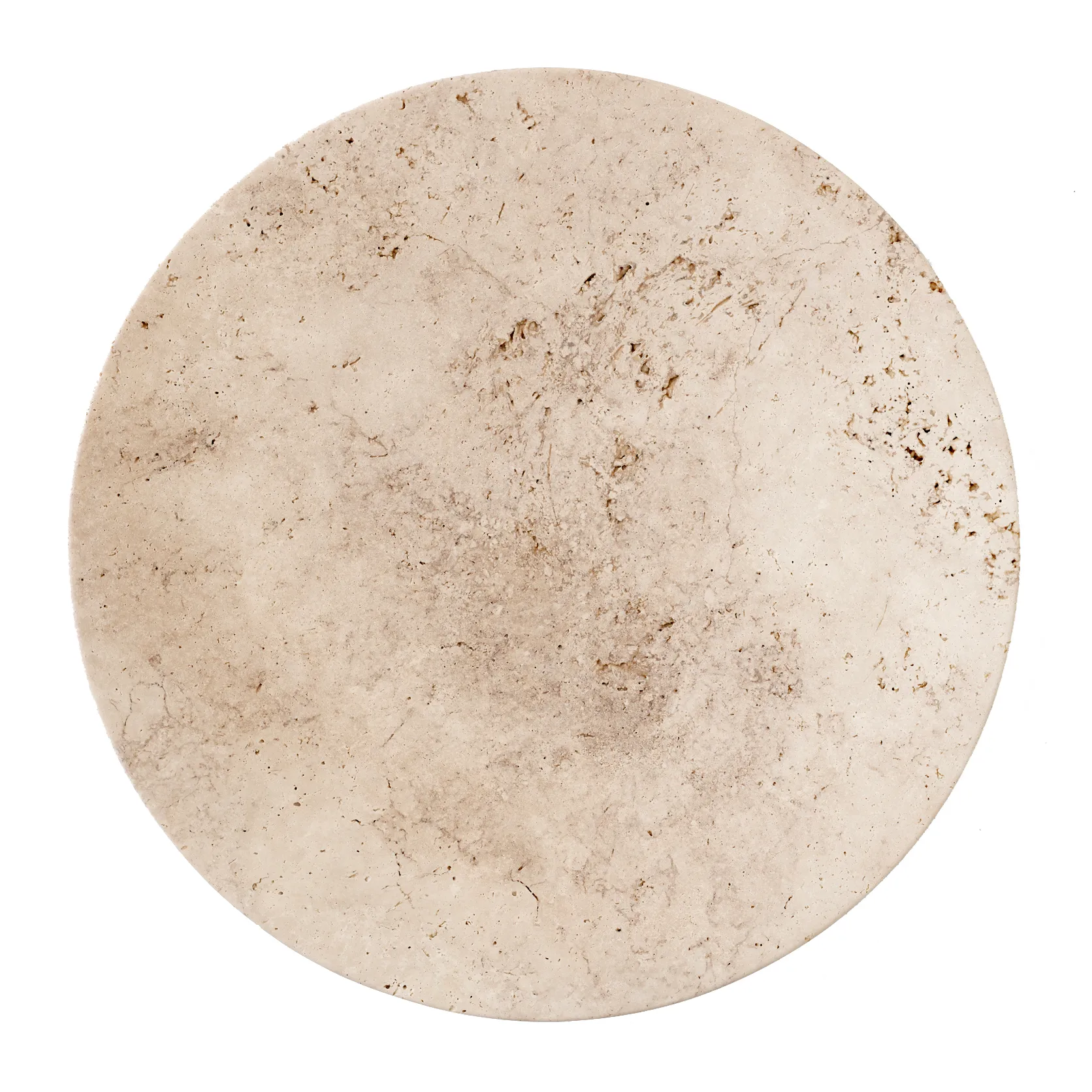 Travertine tallrik SC55, Ø50 cm &Tradition