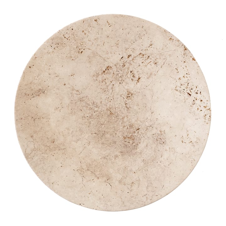 Travertine tallrik SC55, Ø50 cm &Tradition