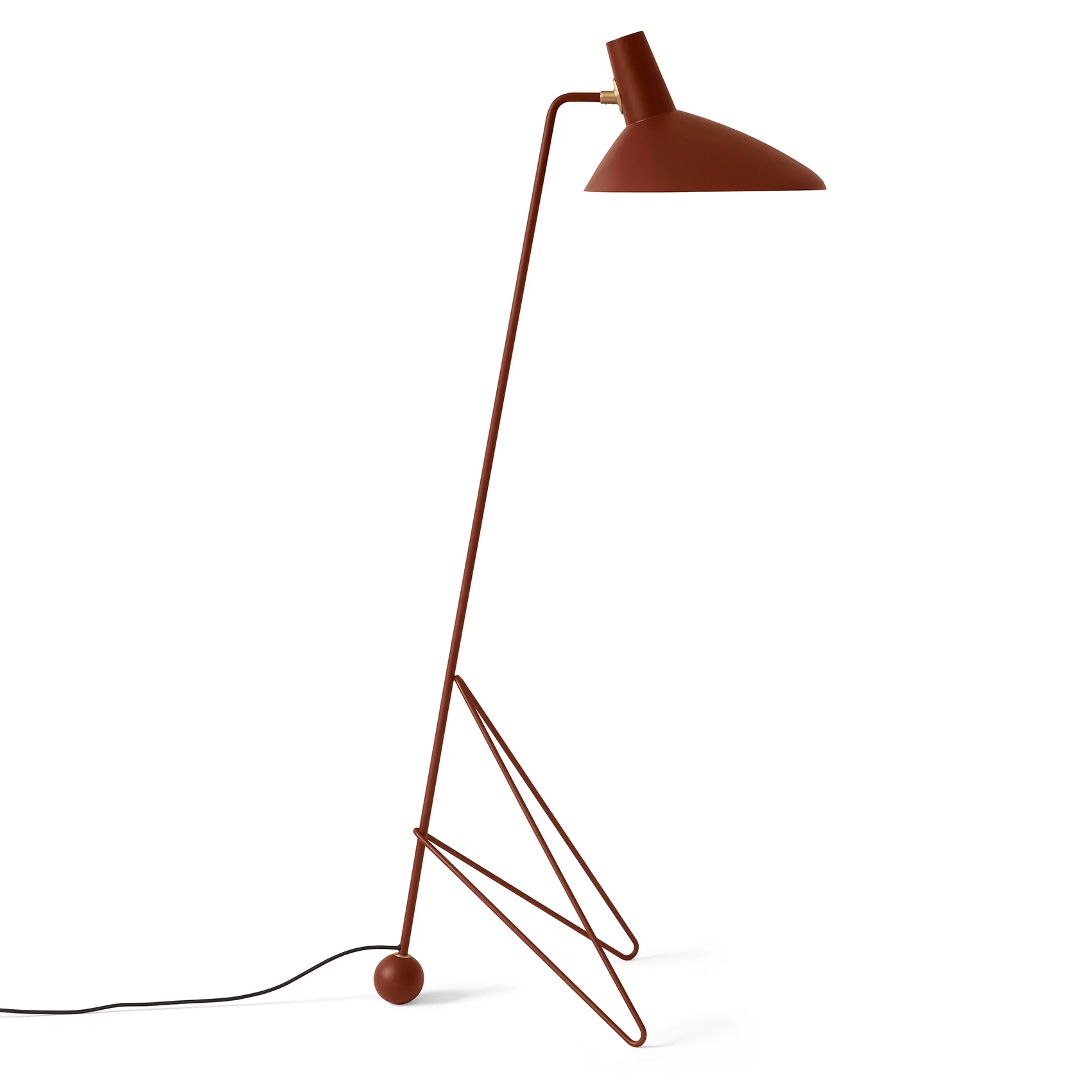 Tripod HM8 golvlampa, Maroon (röd) &Tradition