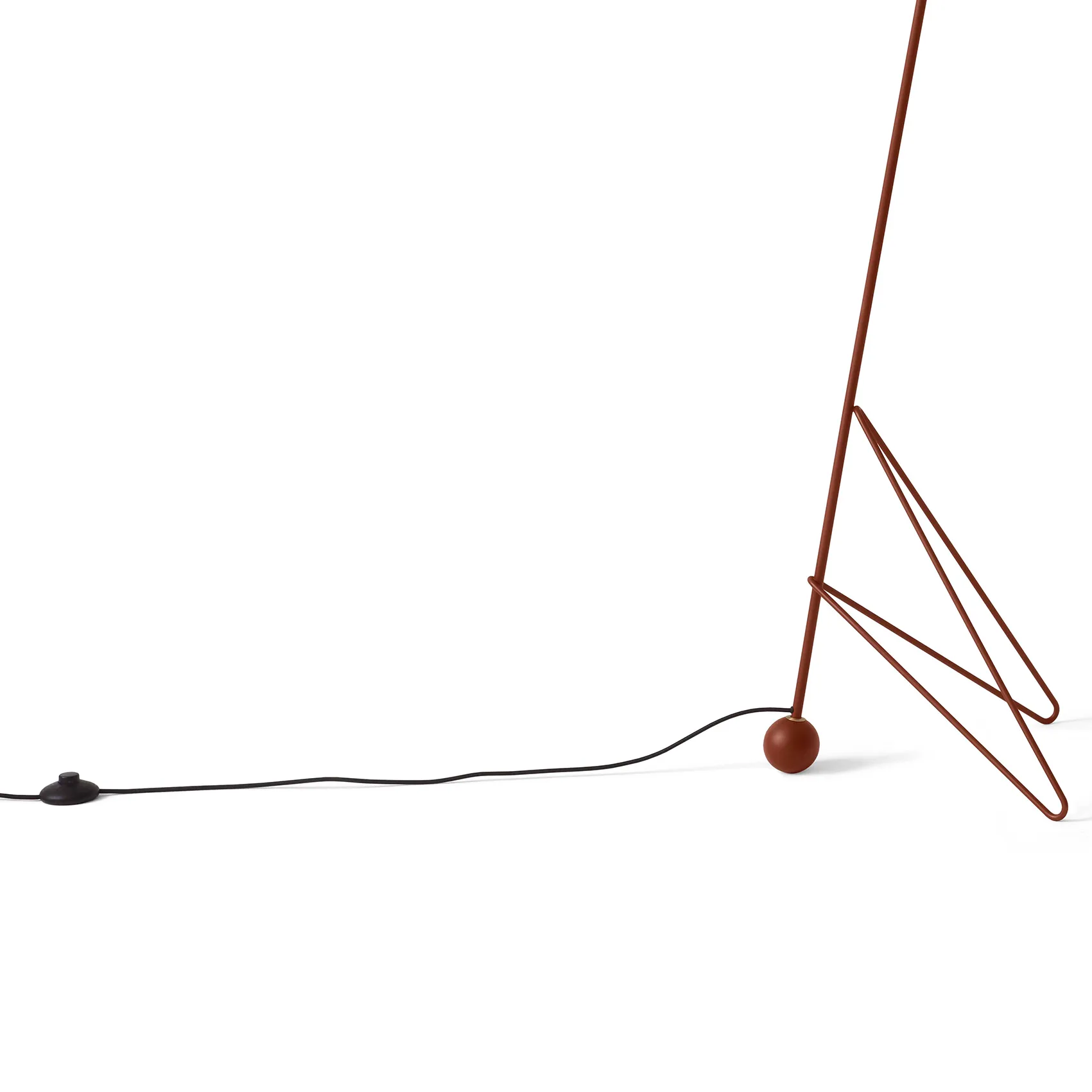 Tripod HM8 golvlampa, Maroon (röd) &Tradition