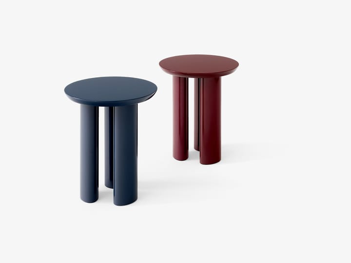 Tung JA3 sidobord, burgundy red &Tradition