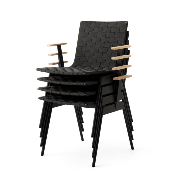Ville Outdoor AV34 stol, Warm black &Tradition