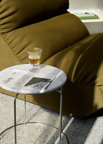 Wire Stool VP11 toppskiva Ø38 cm - Marmor Bianco Carrara - &Tradition