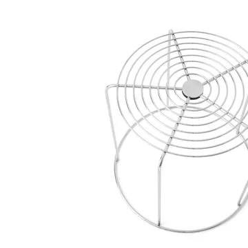 Wire VP11 rund pall - Stainless steel, Ø44x42 cm - &Tradition