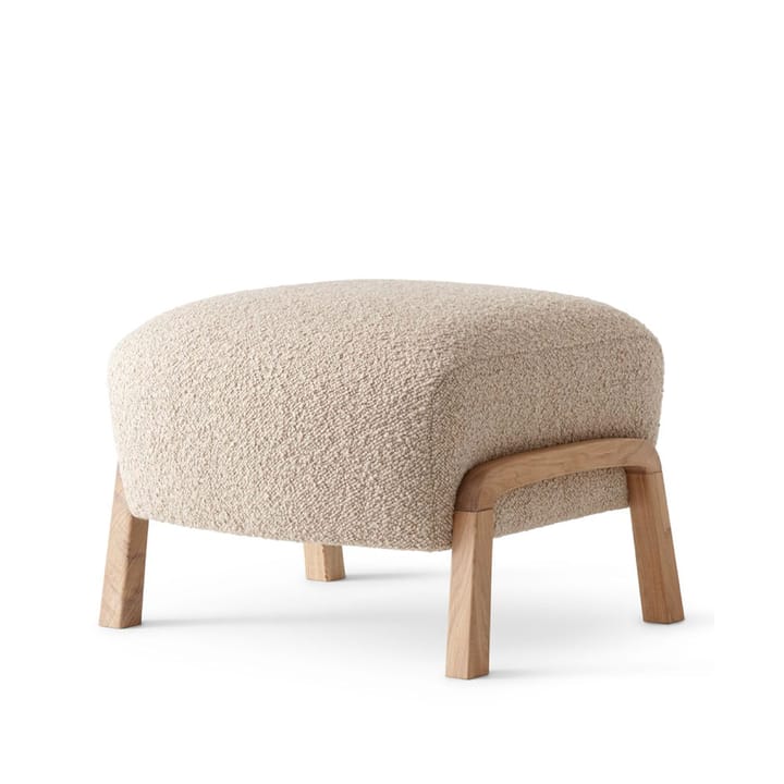 Wulff ATD3 fotpall - tyg karakorum 003 beige, oljade ekben - &Tradition