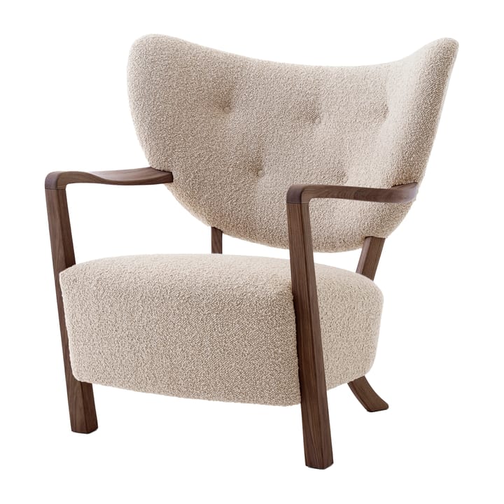 Wulff Lounge Chair ATD2 fåtölj - Oljad valnöt-Karakorum - &Tradition