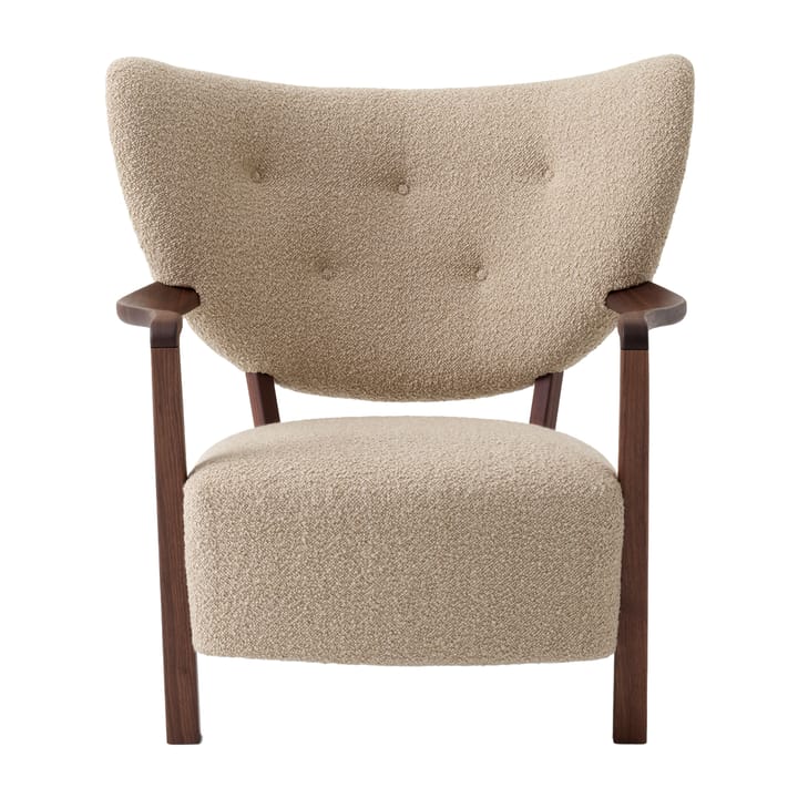 Wulff Lounge Chair ATD2 fåtölj, Oljad valnöt-Karakorum &Tradition