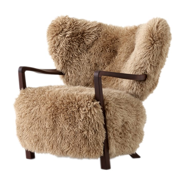 Wulff Lounge Chair ATD2 fåtölj - Oljad valnöt-Sheepskin honey - &Tradition