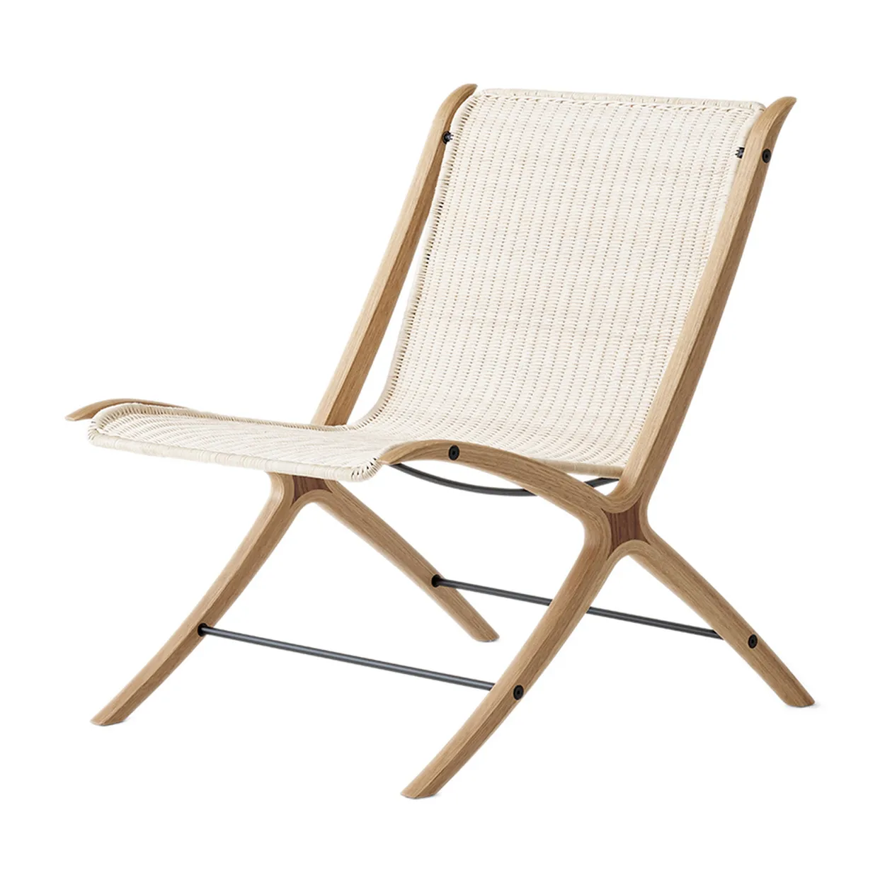 &Tradition X loungefåtölj HM10 Walnut | Skandinavisk Design | Fåtöljer & Fotpallar | Brun