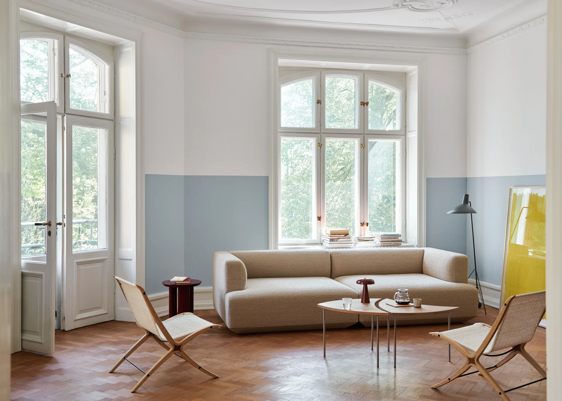 X loungefåtölj HM10, Walnut &Tradition