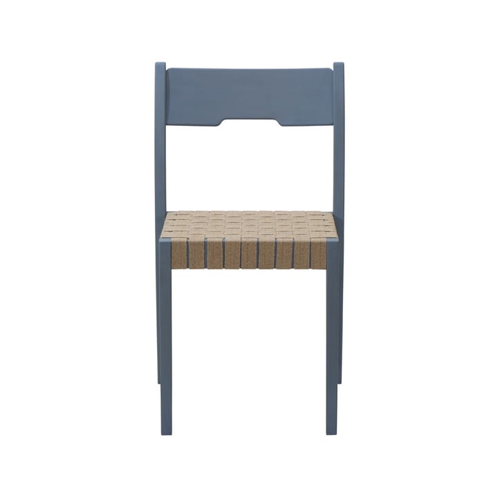 Arnold stol - sadelgjord -mörkblå äggoljetempera - Tre Sekel Möbelsnickeri