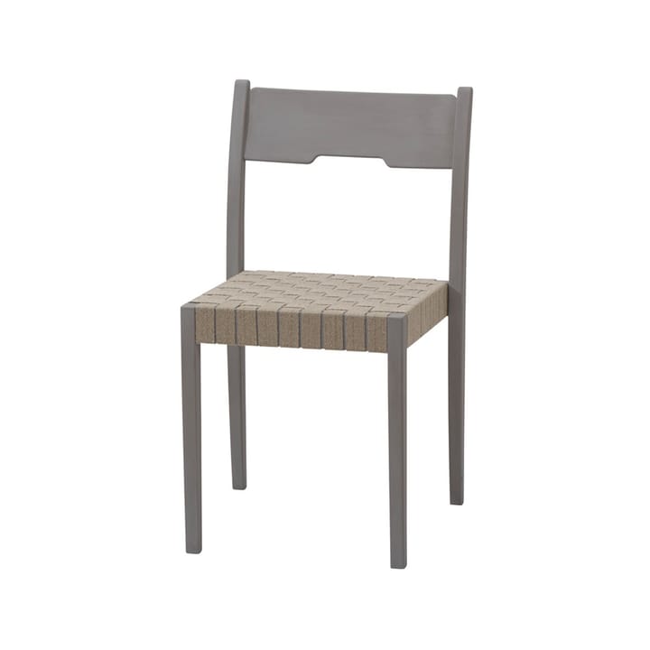Arnold stol - sadelgjord -mörkgrå äggoljetempera - Tre Sekel Möbelsnickeri