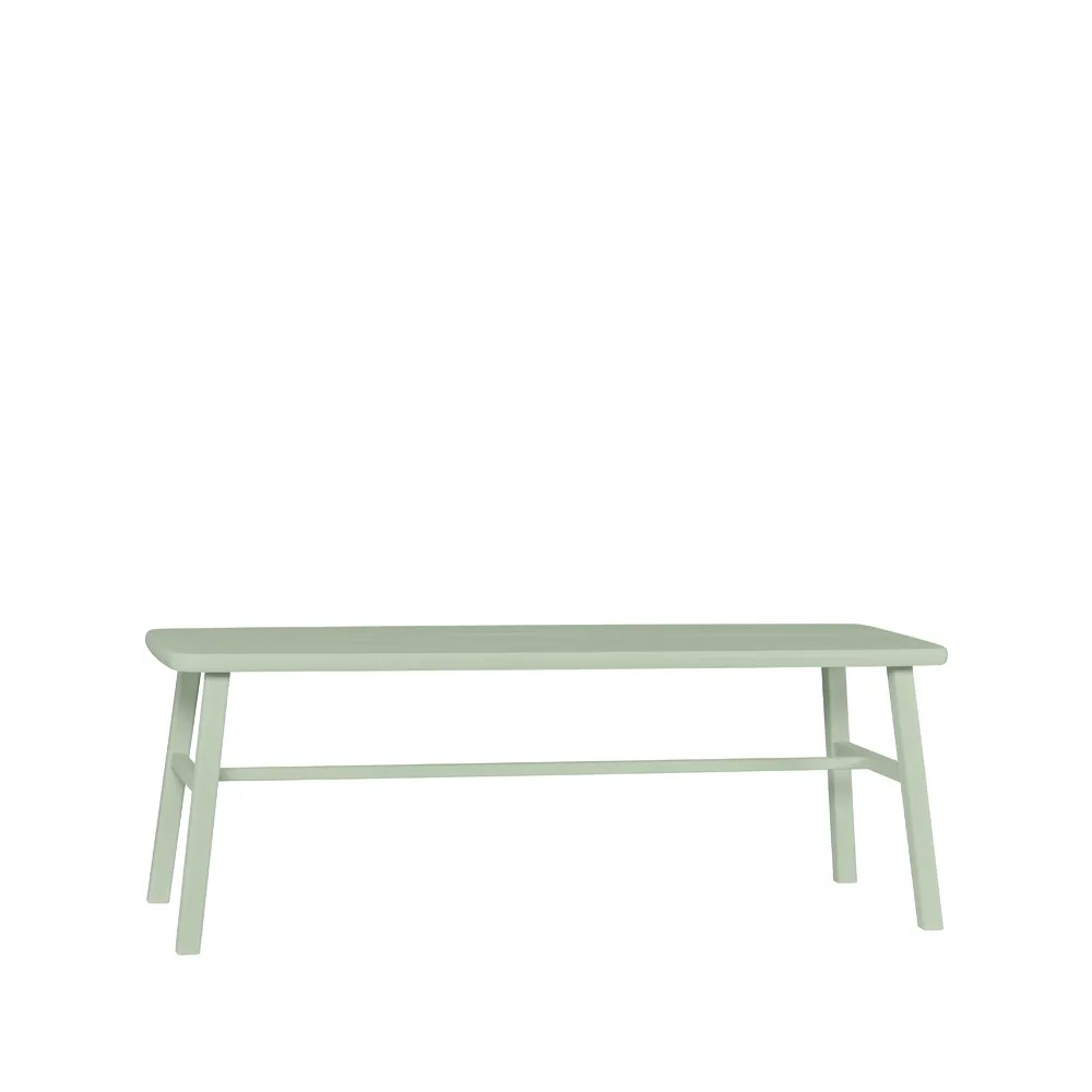 Dagny bänk, Mellangrön äggoljetempera Tre Sekel Möbelsnickeri