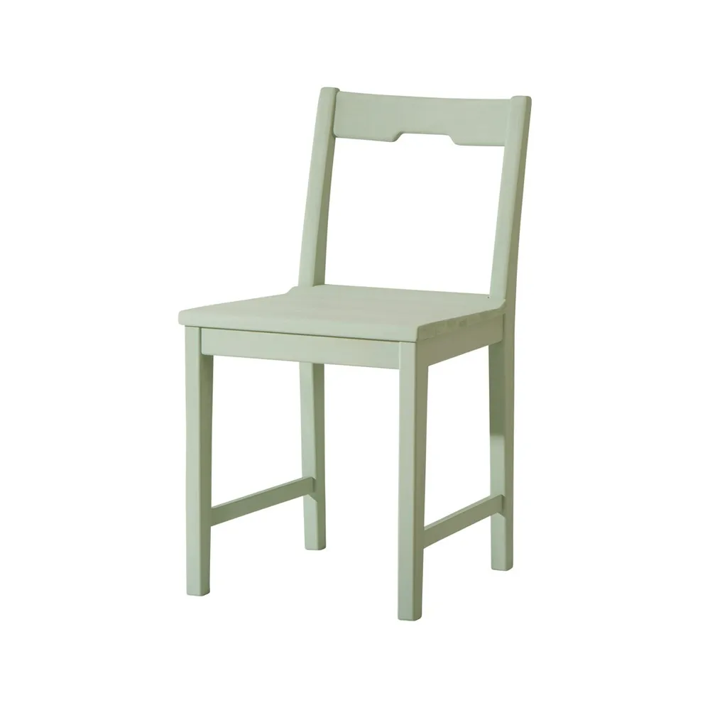 Flinck stol, Mellangrön äggoljetempera Tre Sekel Möbelsnickeri