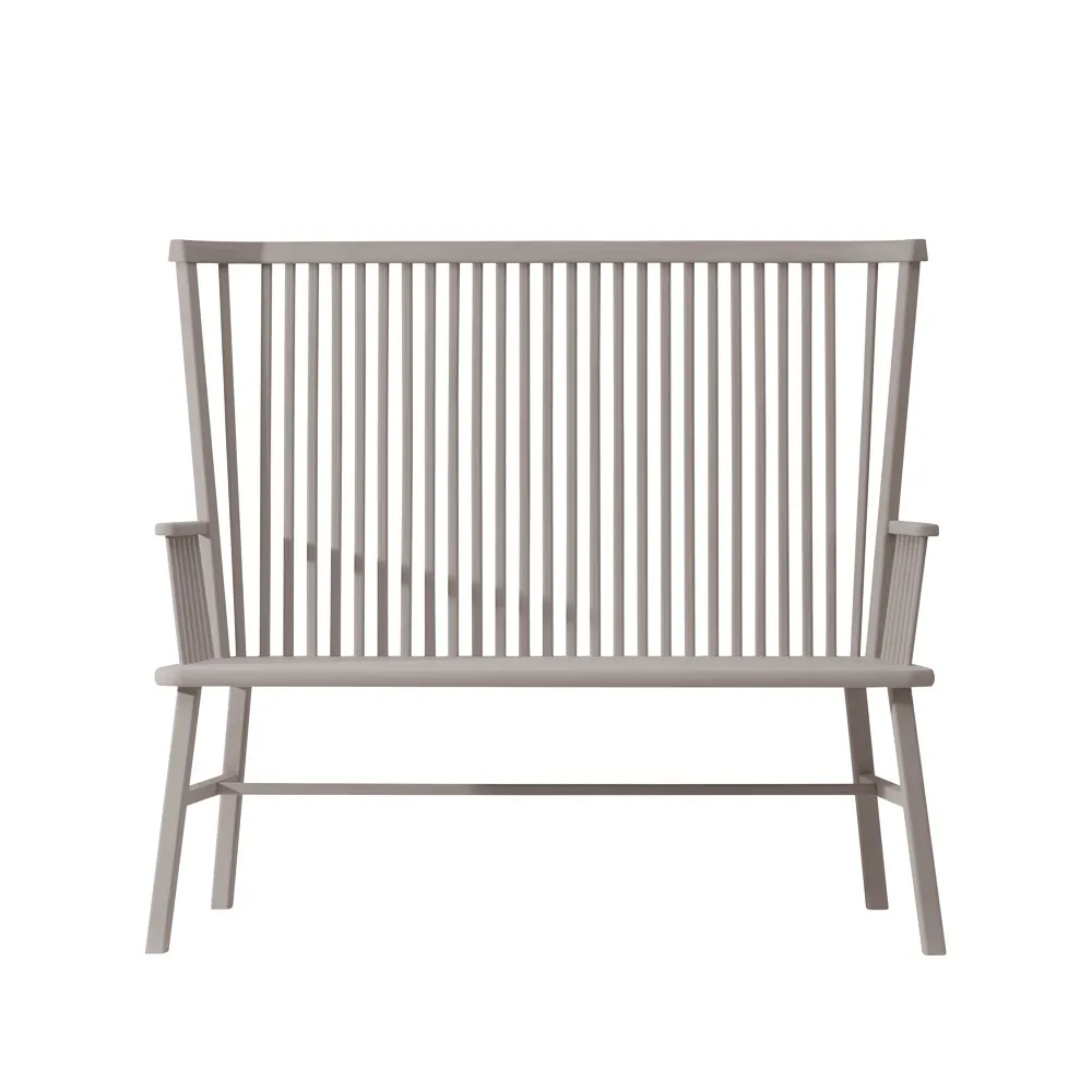 Greta pinnsoffa, Ljusgrå, äggoljetempera Tre Sekel Möbelsnickeri