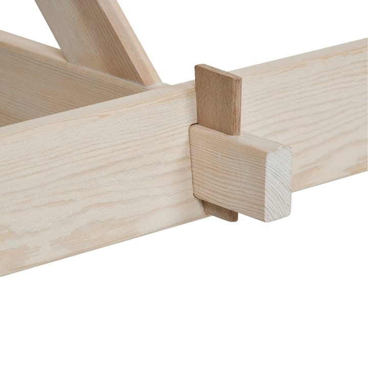 Landala matbord - furu vitpigmenterad hårdvaxolja, 215x75 cm - Tre Sekel Möbelsnickeri
