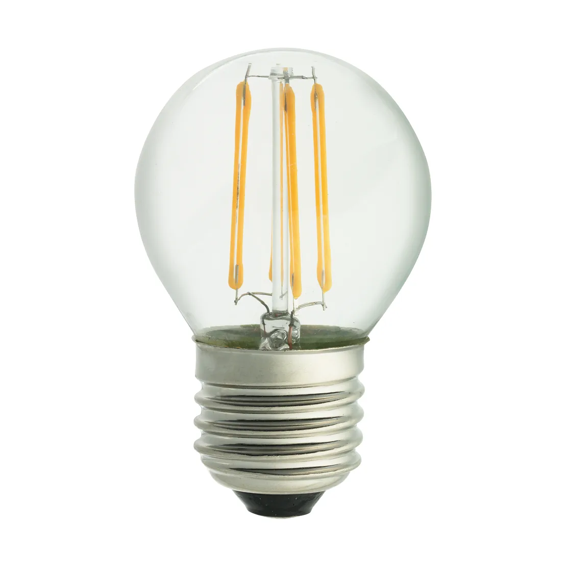 Klot klar dimbar ljuskälla minne E27, 2200K 420lm 4,5W Unison