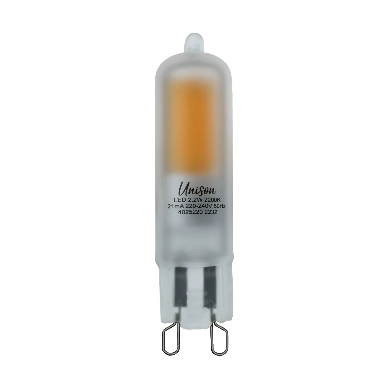 LED dimbar ljuskälla matt G9, 2200K 180lm 2W Unison