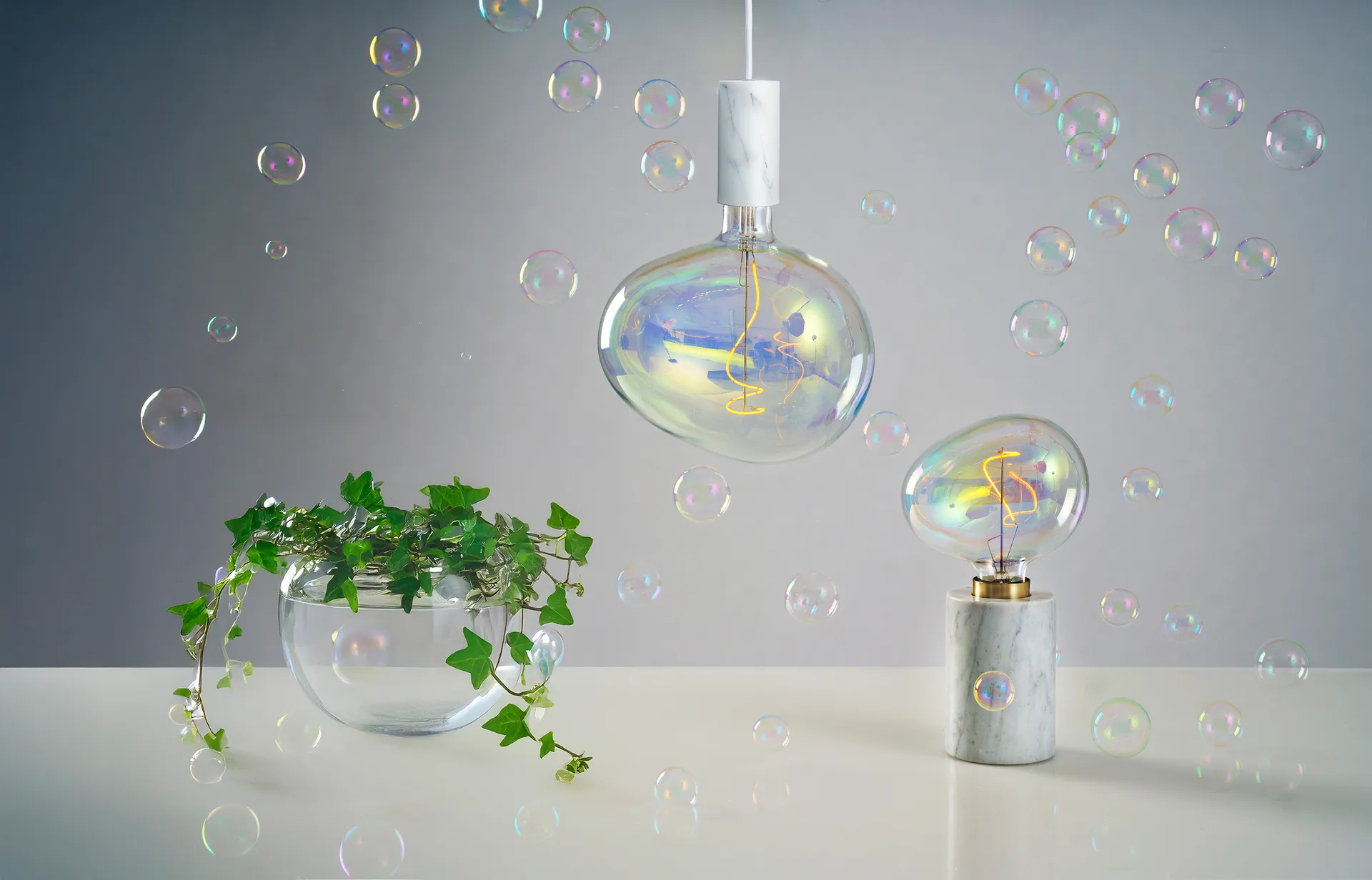 Soap bubble dimbar ljuskälla E27 150 mm, 1800K 160lm 4W Unison