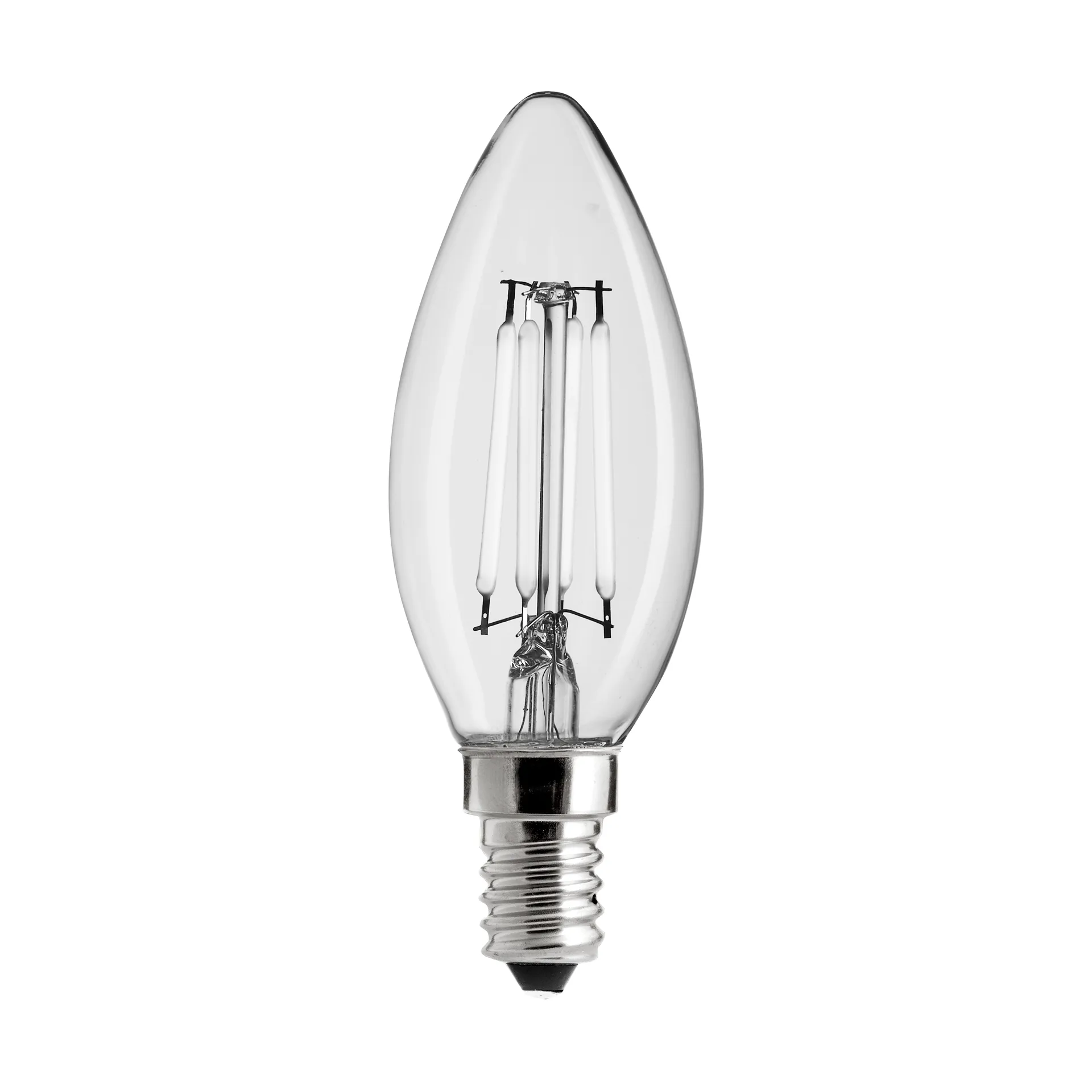 Uni-white kronljus klar dimbar ljuskälla E14, 2700K 300lm 4W Unison