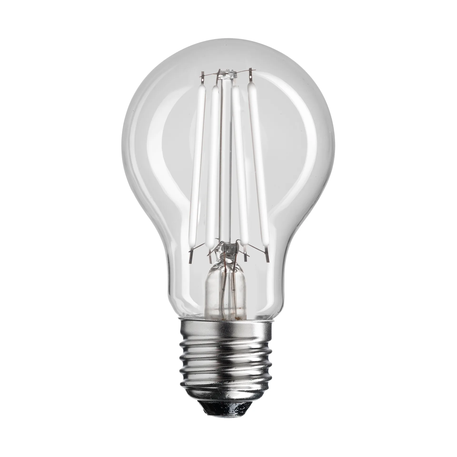 Uni-white normal klar dimbar ljuskälla E27, 2700K 700lm 8W Unison