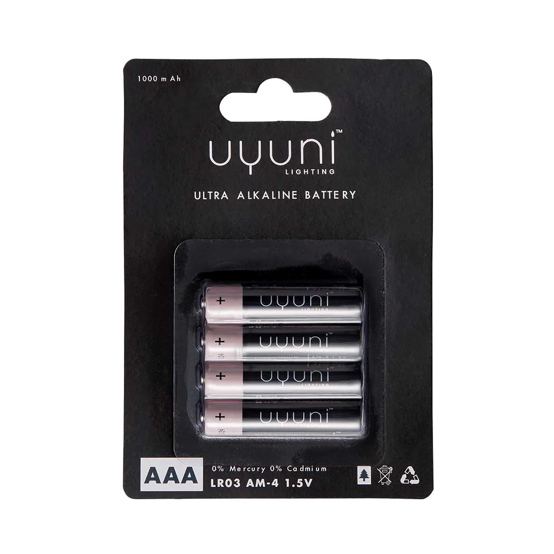 Uyuni Batteri 4-pack, AAA Uyuni Lighting