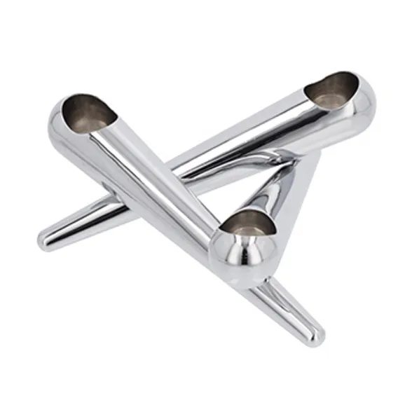 Uyuni Bonfire ljusstake 3 armar, Krom Uyuni Lighting