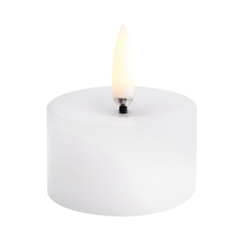 Uyuni Lighting Uyuni LED Blockljus melted Vit, o5x2,8 cm