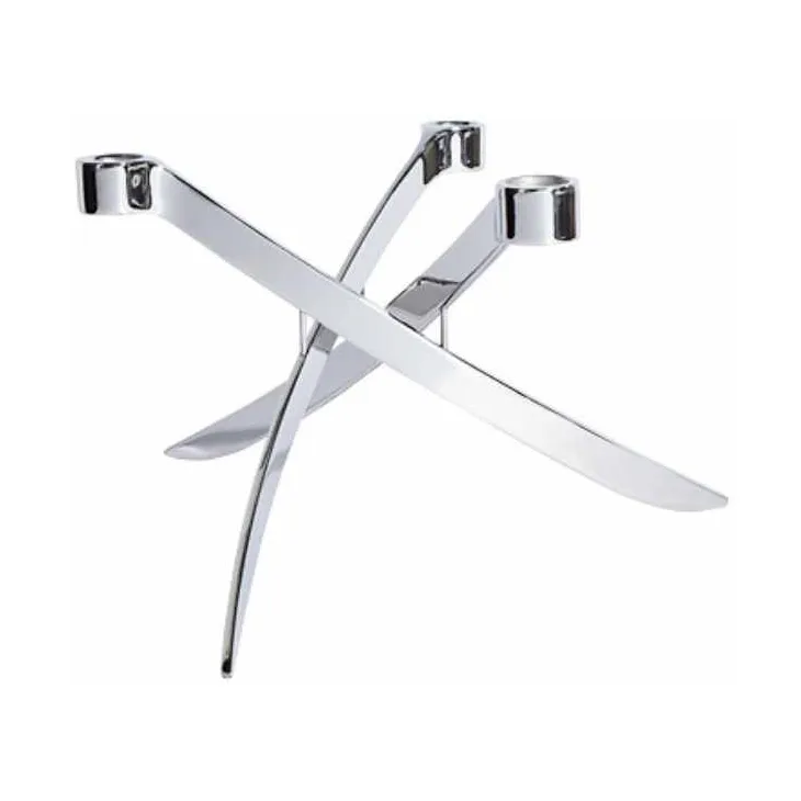 Uyuni Lightarch mini ljusstake 3 armar, Krom Uyuni Lighting