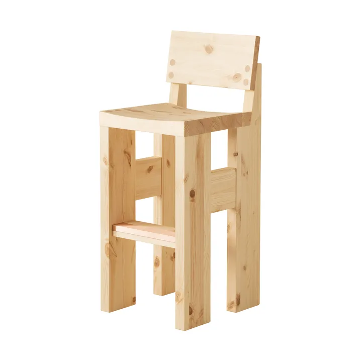 001 Bar Stool barstol - Matt oljevaxad furu, 75 cm - Vaarnii
